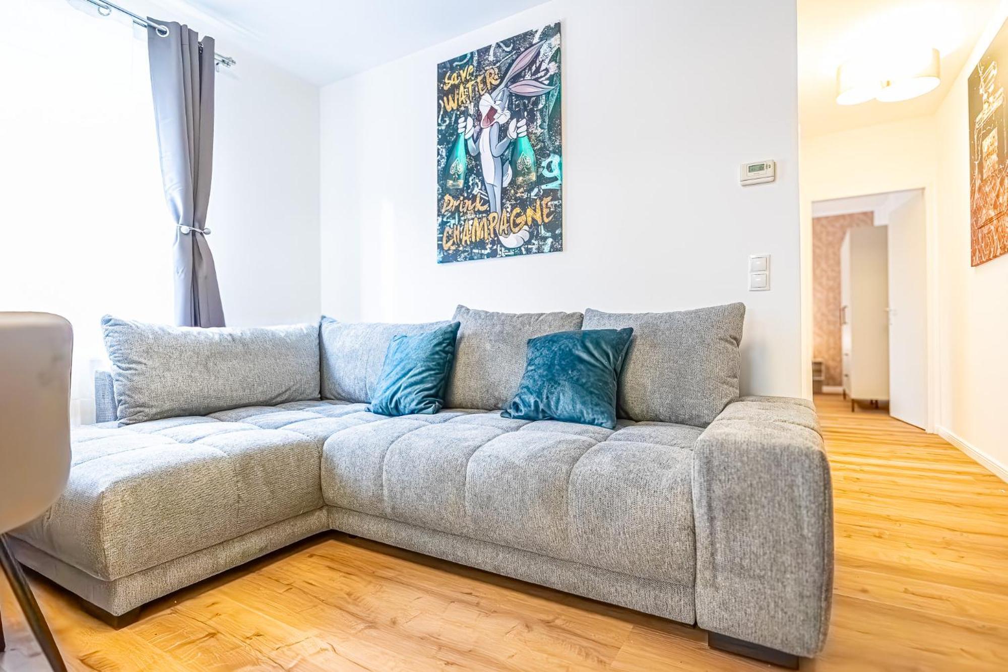 Charming 1Br And 1Lr Apt Modern Design Donaustadt Wien Ngoại thất bức ảnh