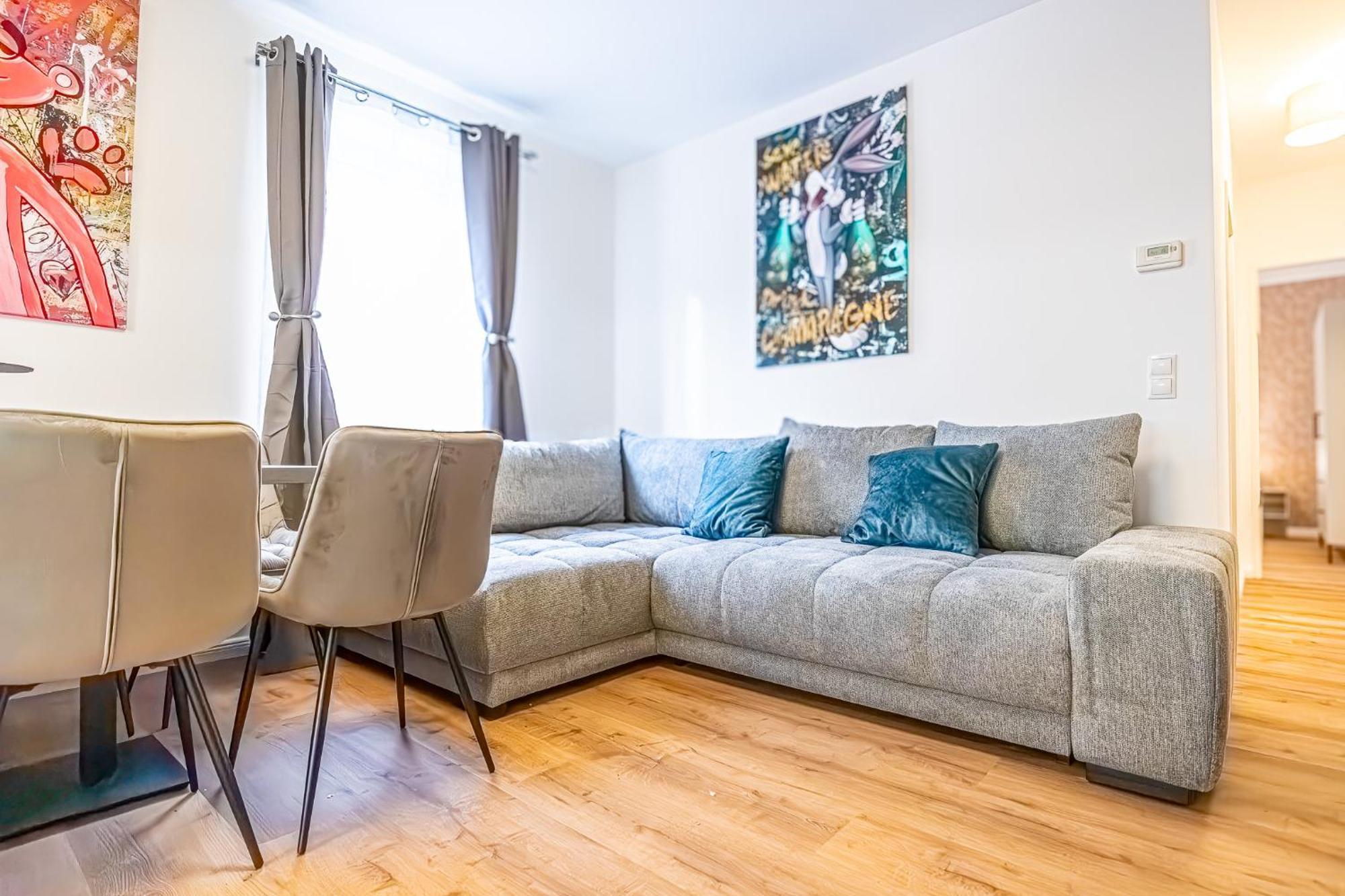 Charming 1Br And 1Lr Apt Modern Design Donaustadt Wien Ngoại thất bức ảnh