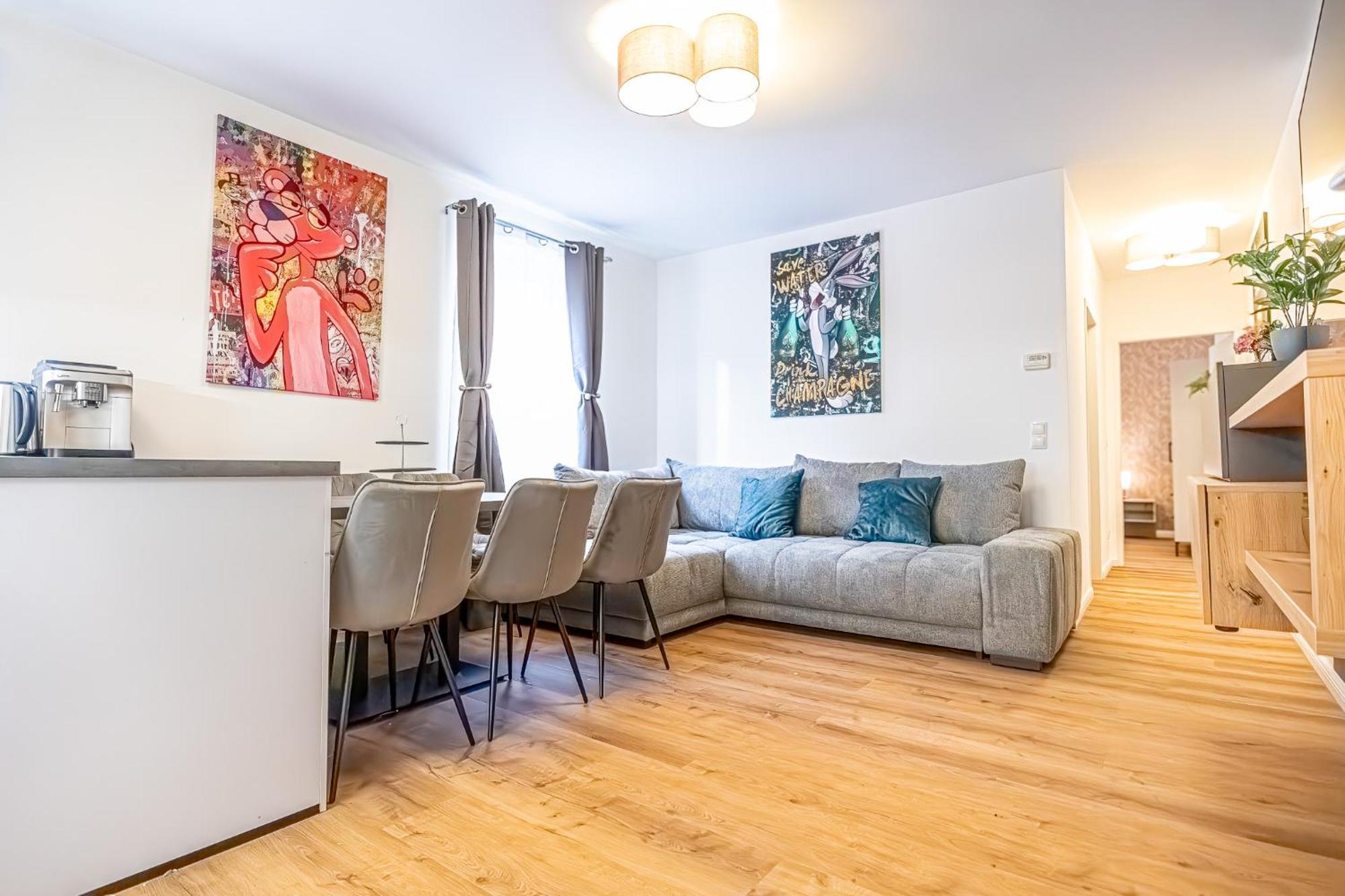 Charming 1Br And 1Lr Apt Modern Design Donaustadt Wien Ngoại thất bức ảnh