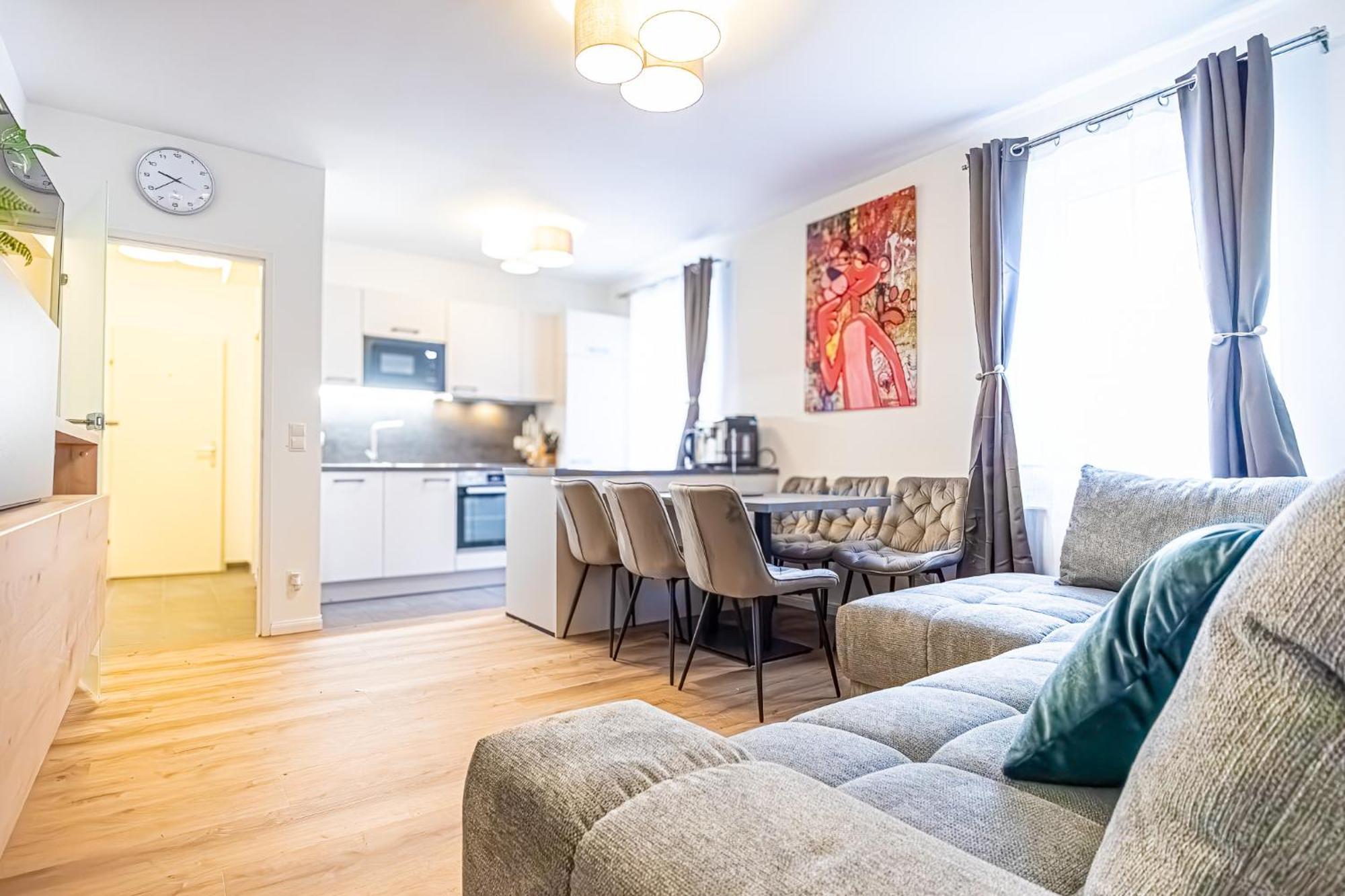 Charming 1Br And 1Lr Apt Modern Design Donaustadt Wien Ngoại thất bức ảnh